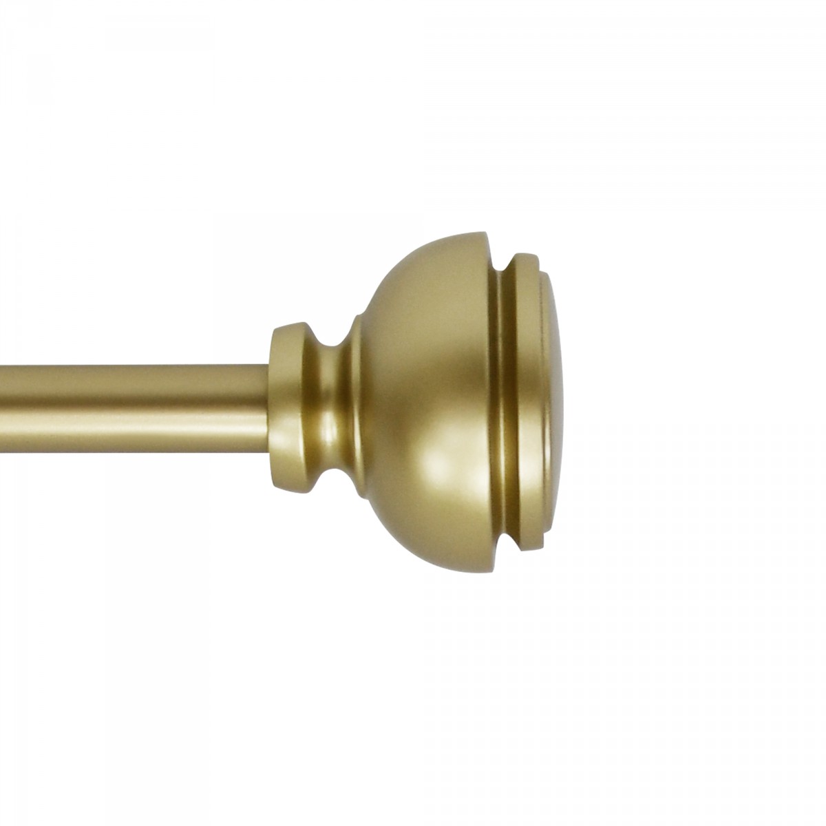 Lily Adjustable Single Curtain Rod 28" to 48"Copper