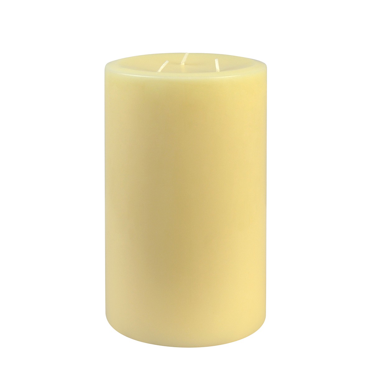 6 x 9 Inch Ivory Pillar Candle Set of 4