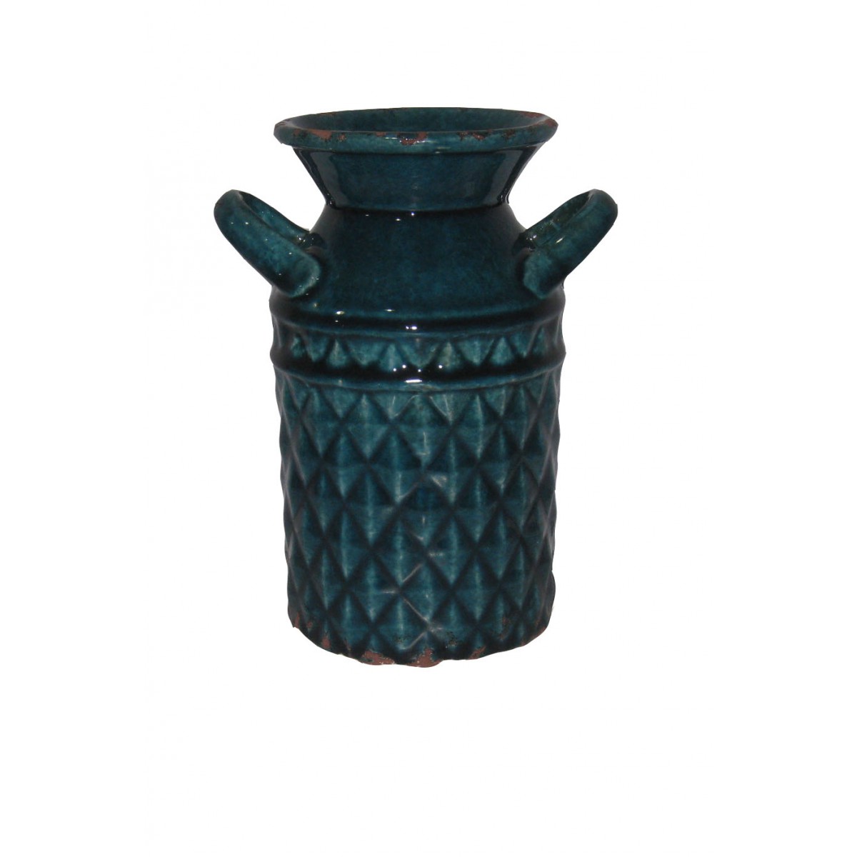 CERAMIC VASE WITH TWO HANDLES