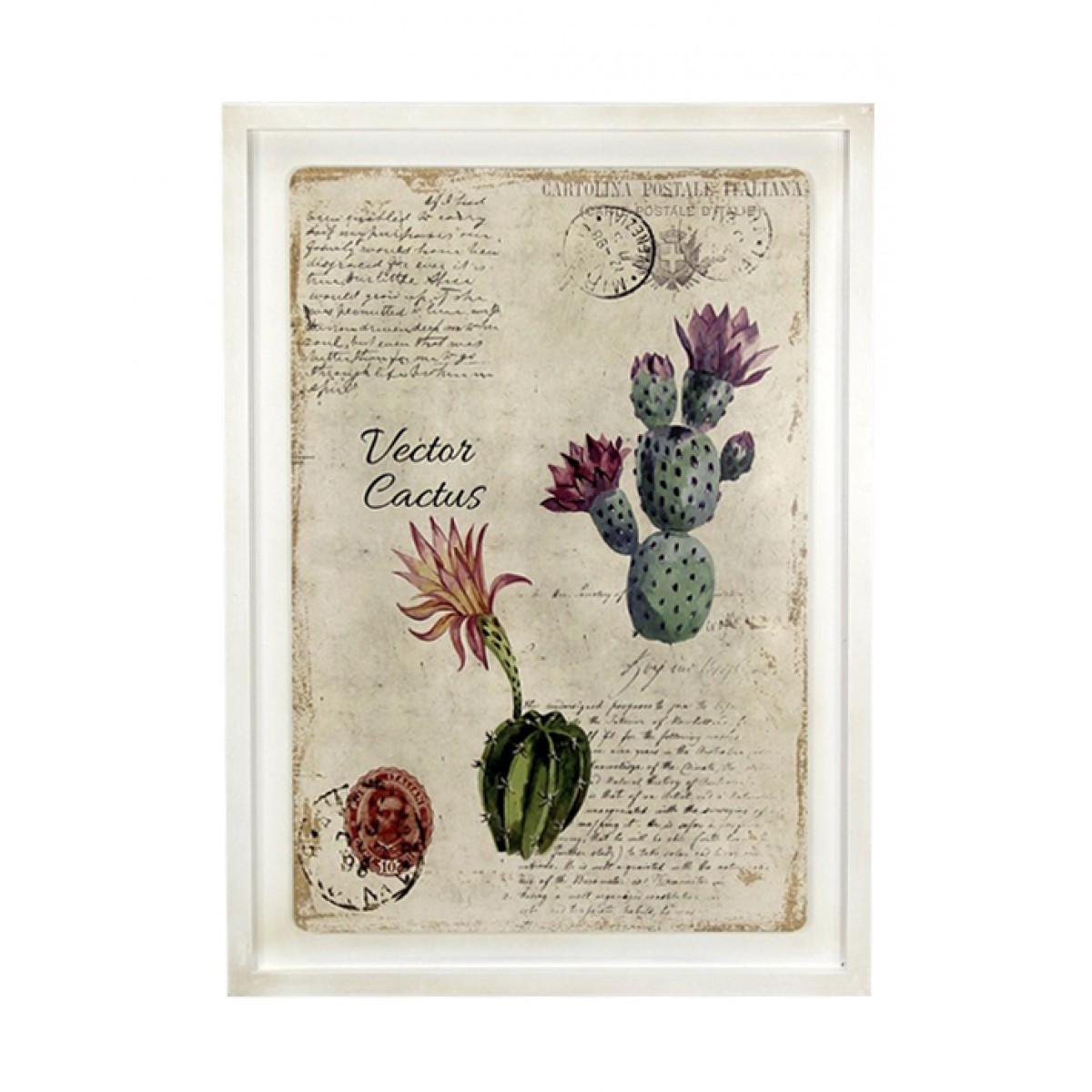 Plaque Murale En Porcelaine F.A.B - Décor Vintage - Occasion