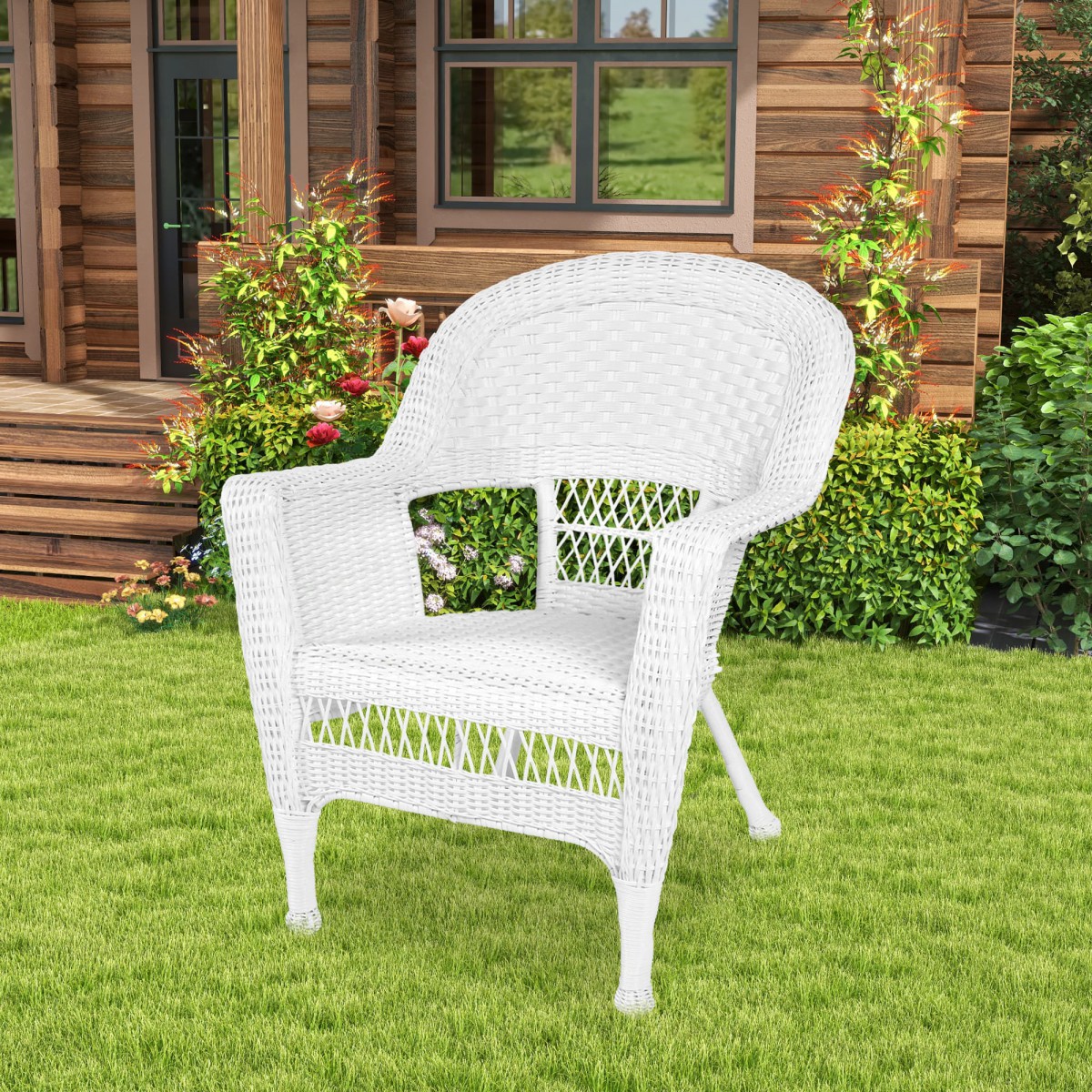 Resin Wicker Outdoor Plastic Rattan Furniture Plastic Rattan Woven