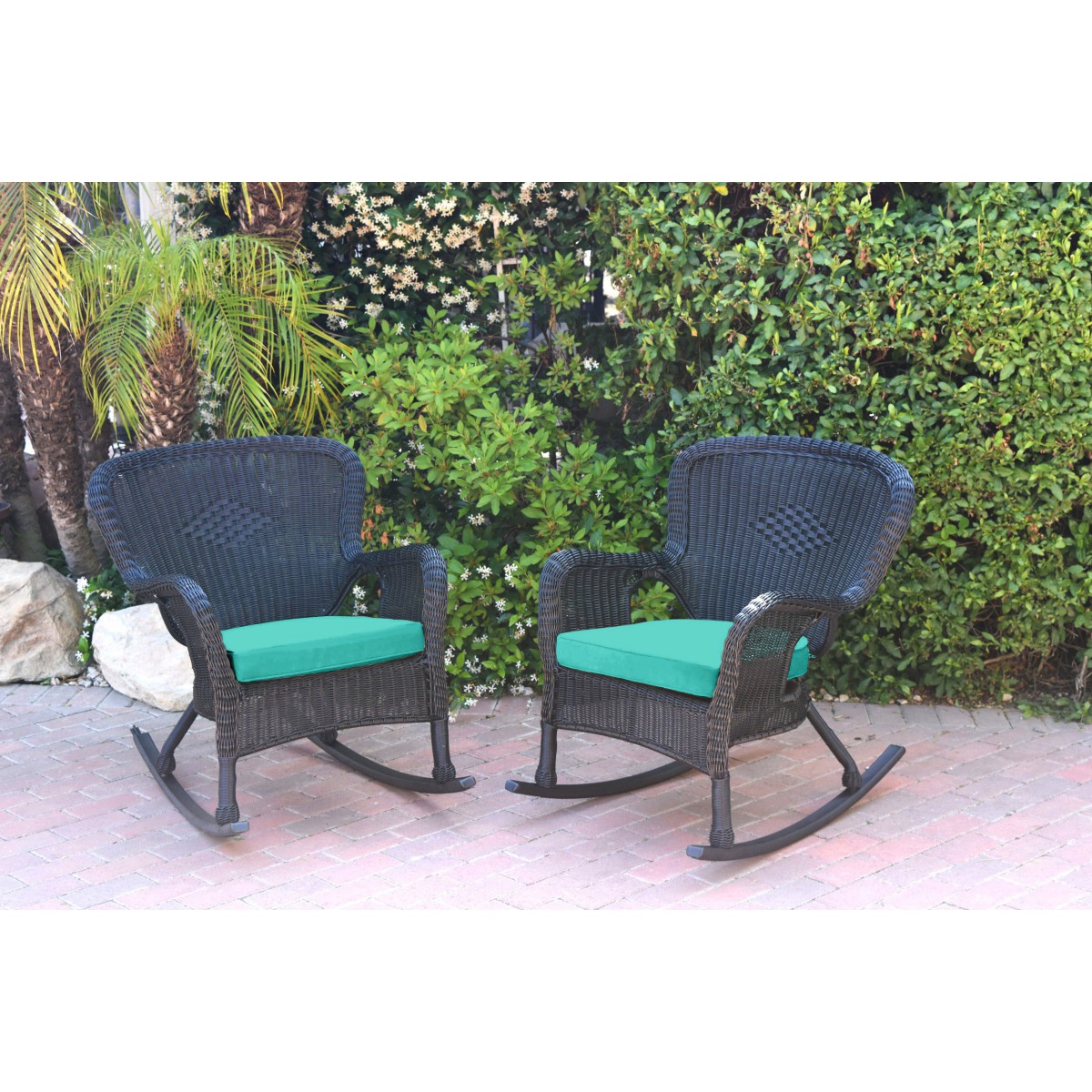 Plastic wicker hotsell rockers