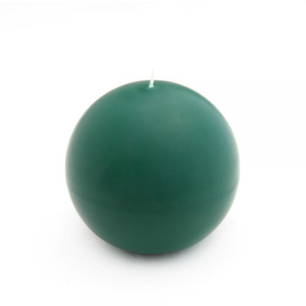 4 Inch Hunter Green Ball Candles (2pc/Box)