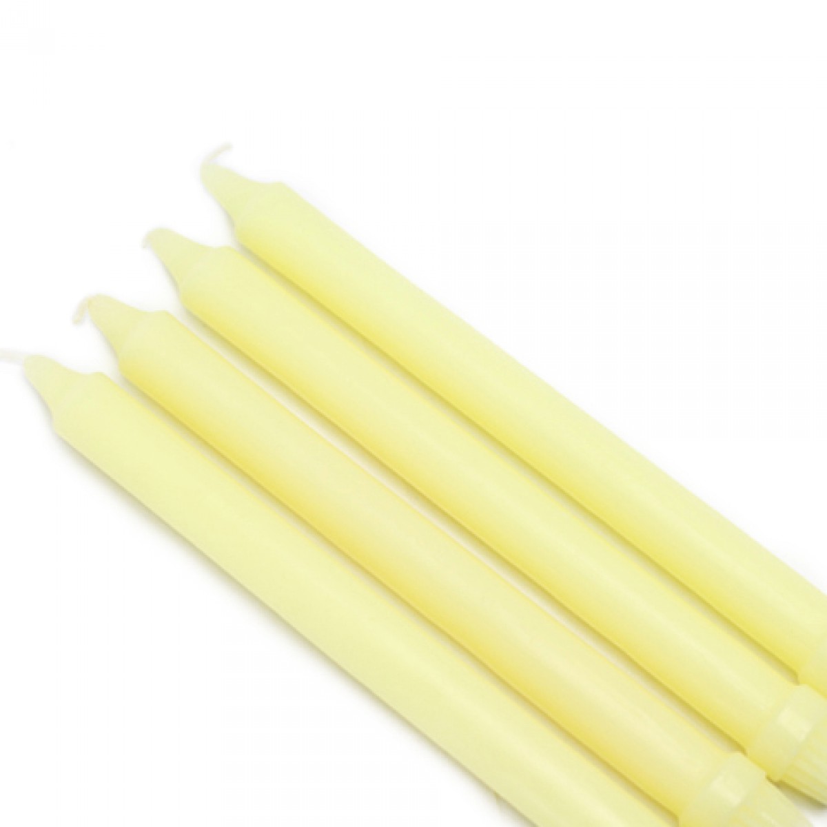 10 Ivory Formal Dinner Taper Candles More Views