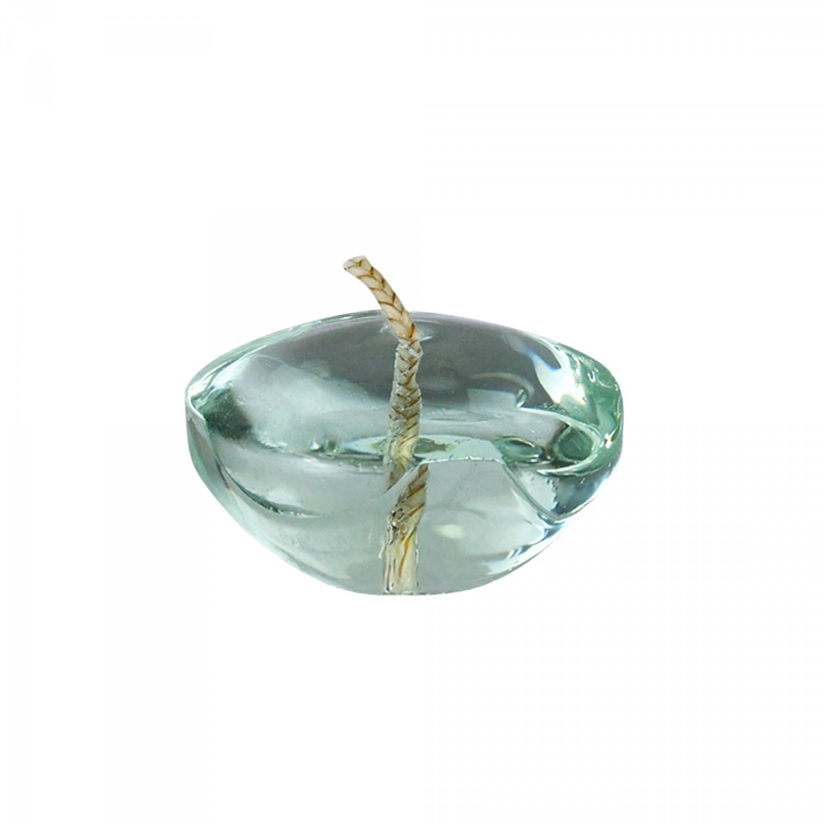 1.75 Inch Clear Aqua Gel Floating Candles (12pc/Box)