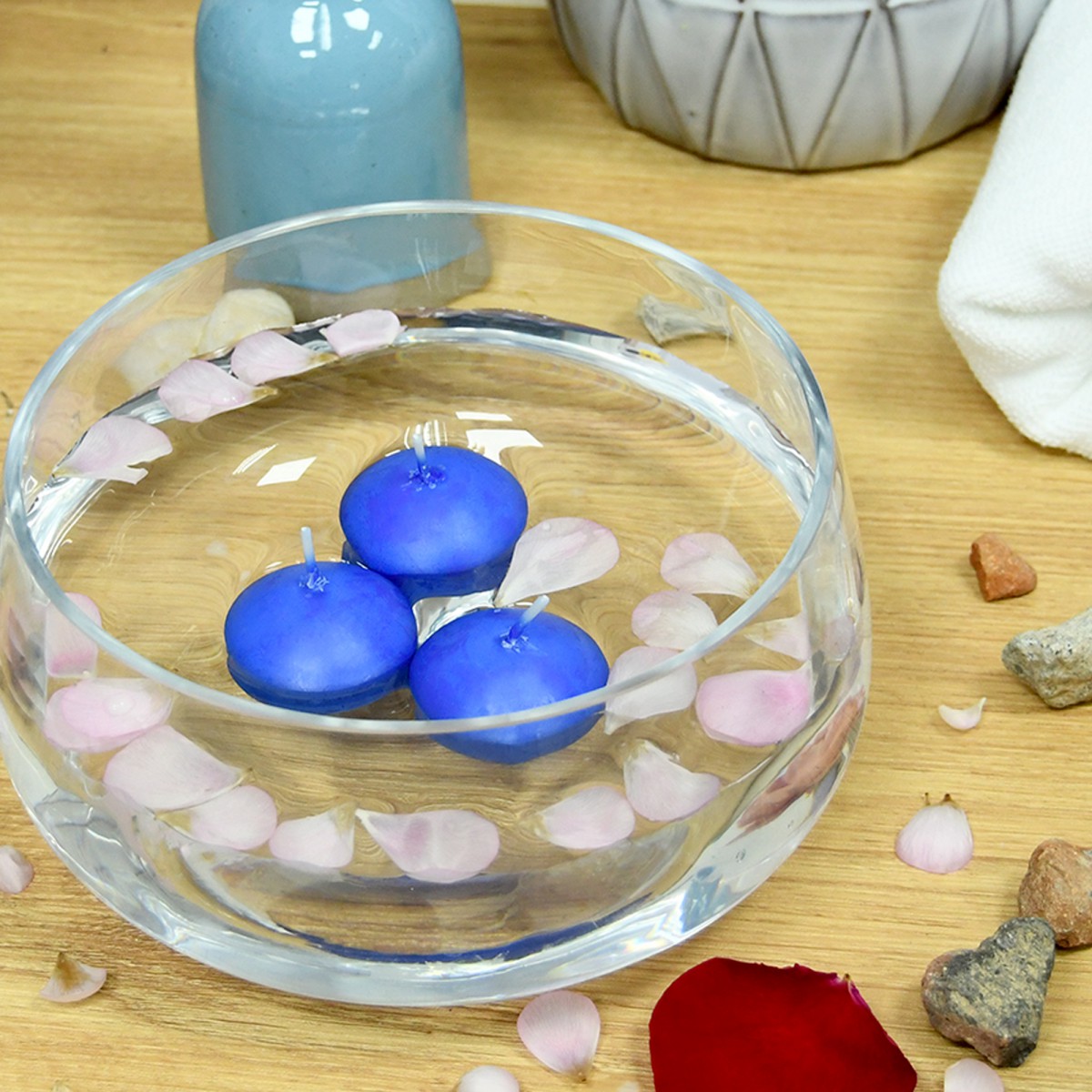 1 3/4 Inch Royal Blue Floating Candles (144pcs/Case) Bulk