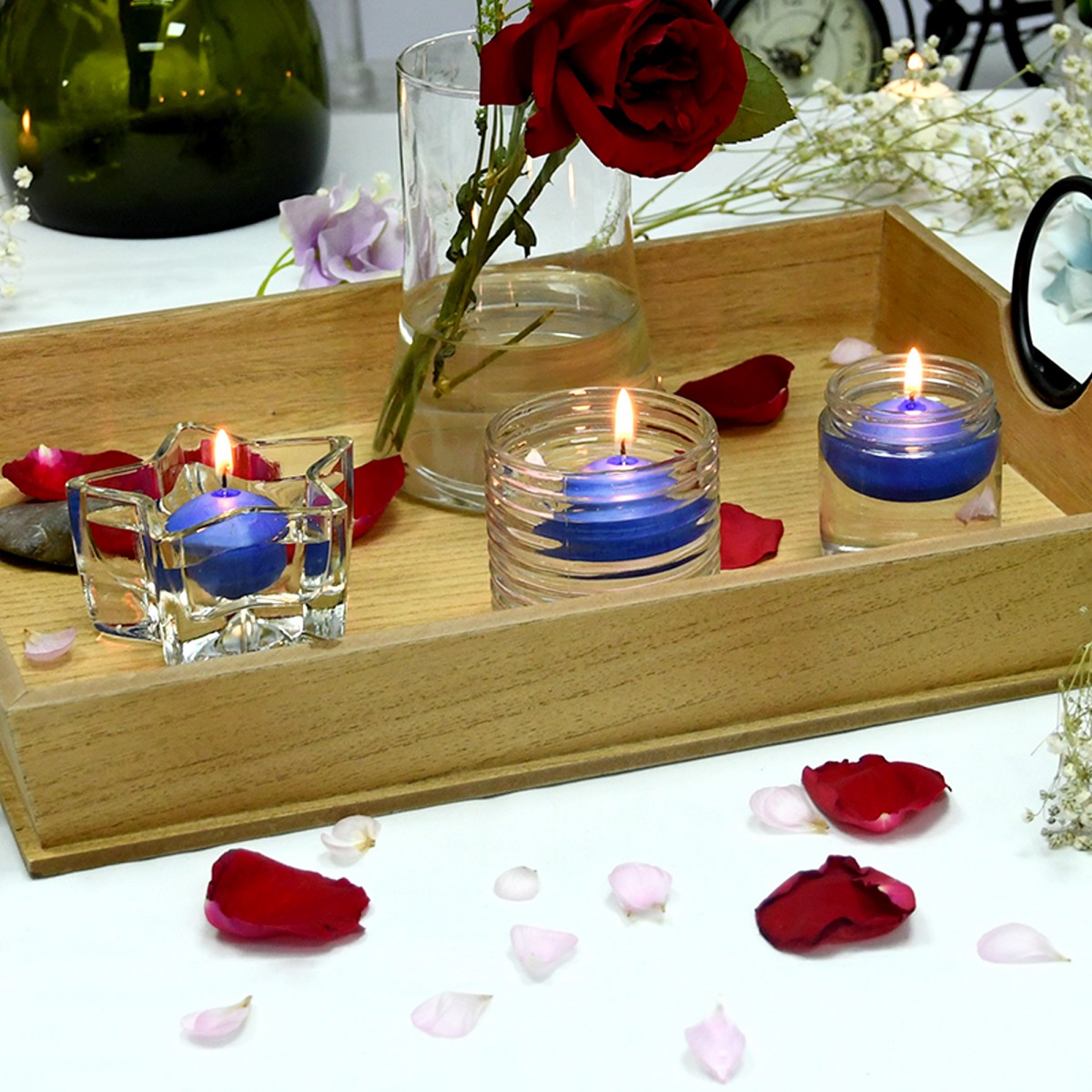 1 3/4 Inch Royal Blue Floating Candles (144pcs/Case) Bulk