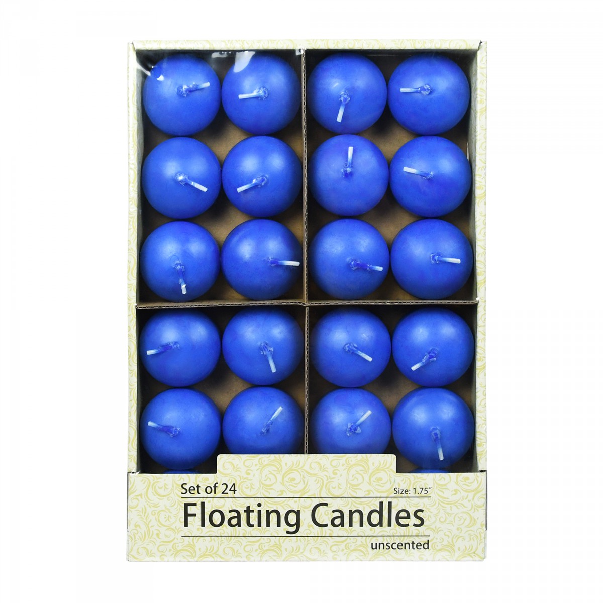 1 3/4 Inch Royal Blue Floating Candles (144pcs/Case) Bulk