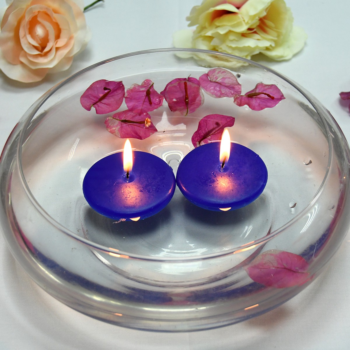 2 1/4 Inch Royal Blue Floating Candles (288pcs/Case) Bulk