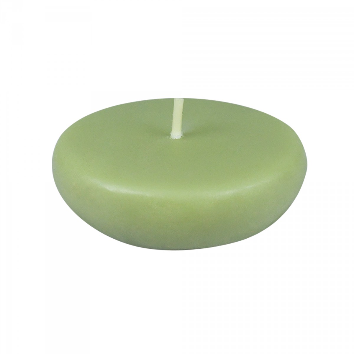 2 1/4 Inch Sage Green Floating Candles (24pc/Box)
