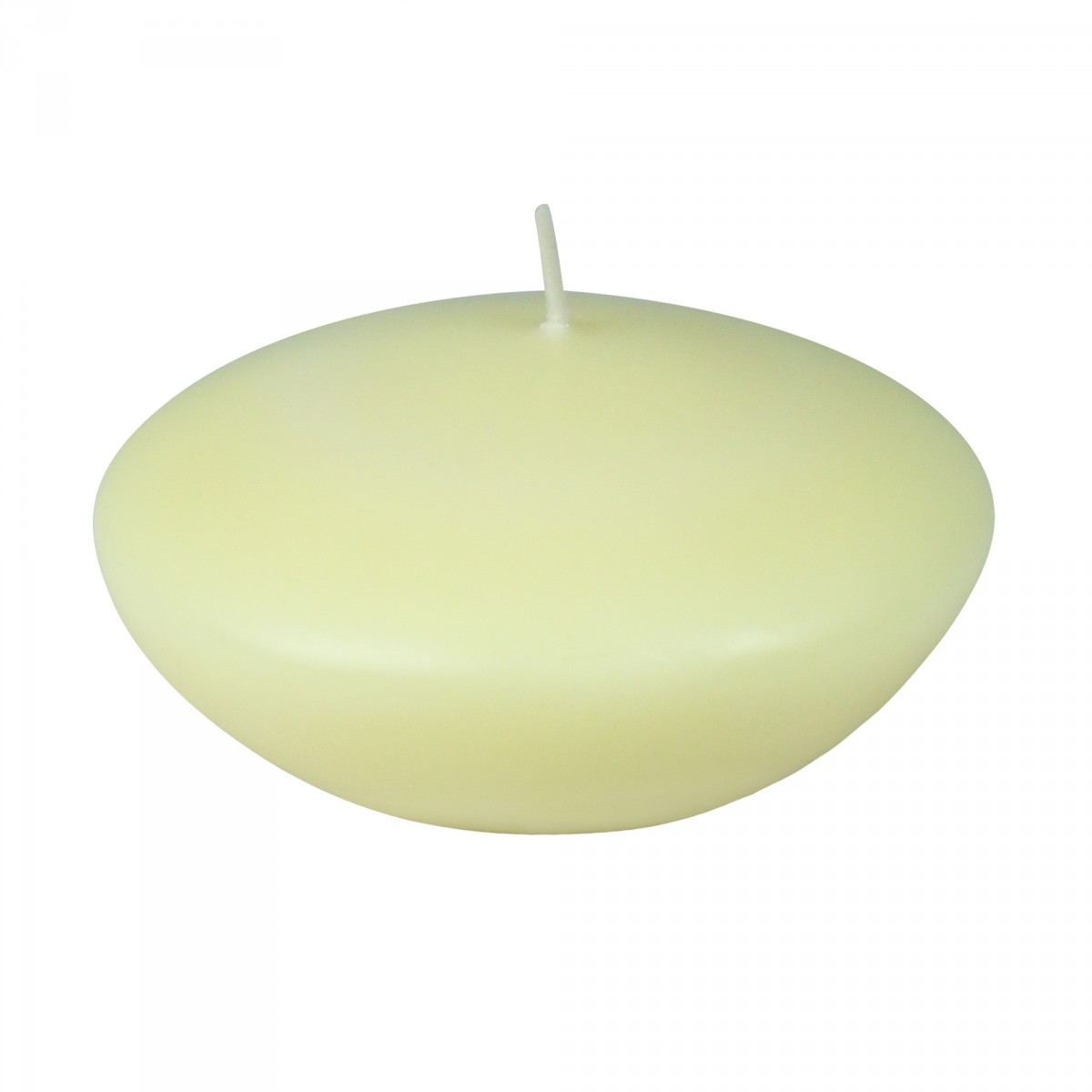 4 Inch Ivory Floating Candles (24pcs/Case) Bulk