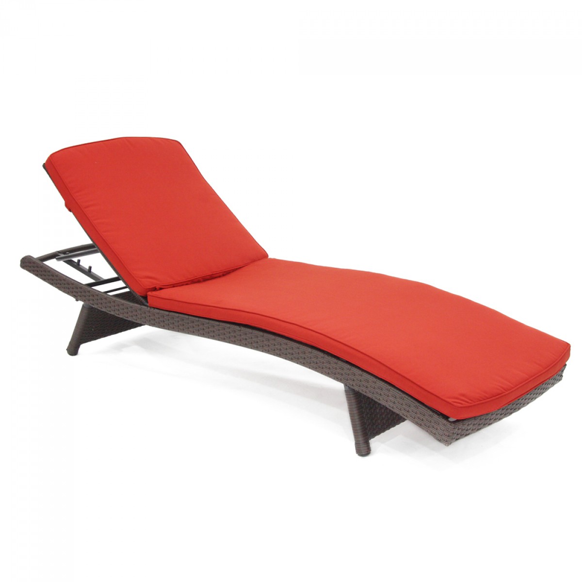 Red chaise lounge cushions shop