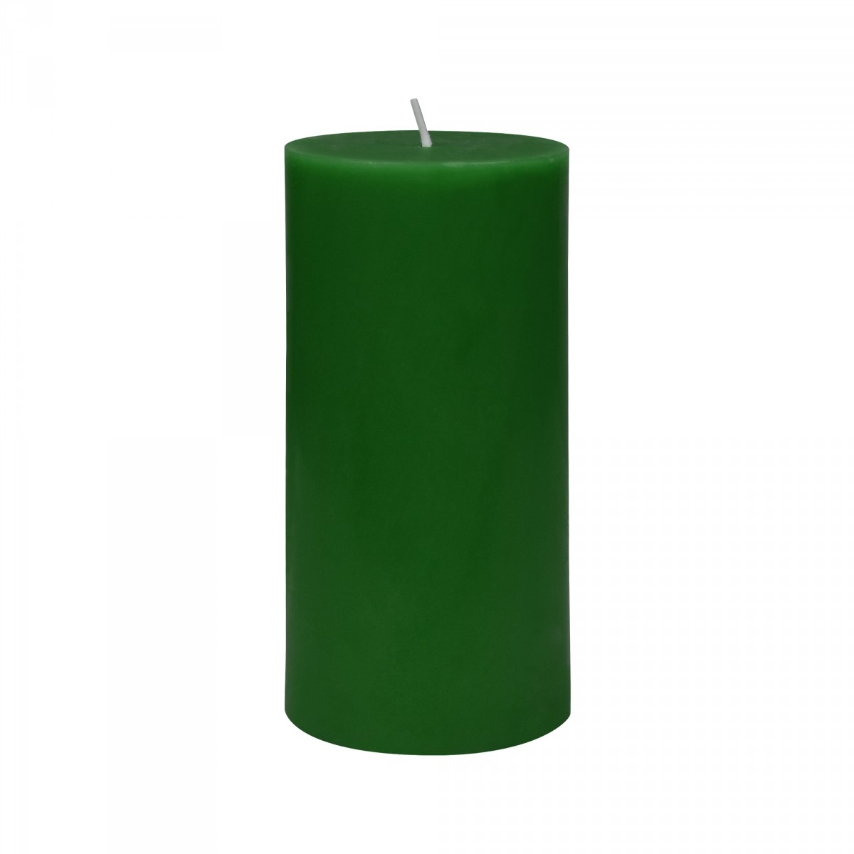 3 x 6 Inch Hunter Green Pillar Candles(12pcs/Case) Bulk