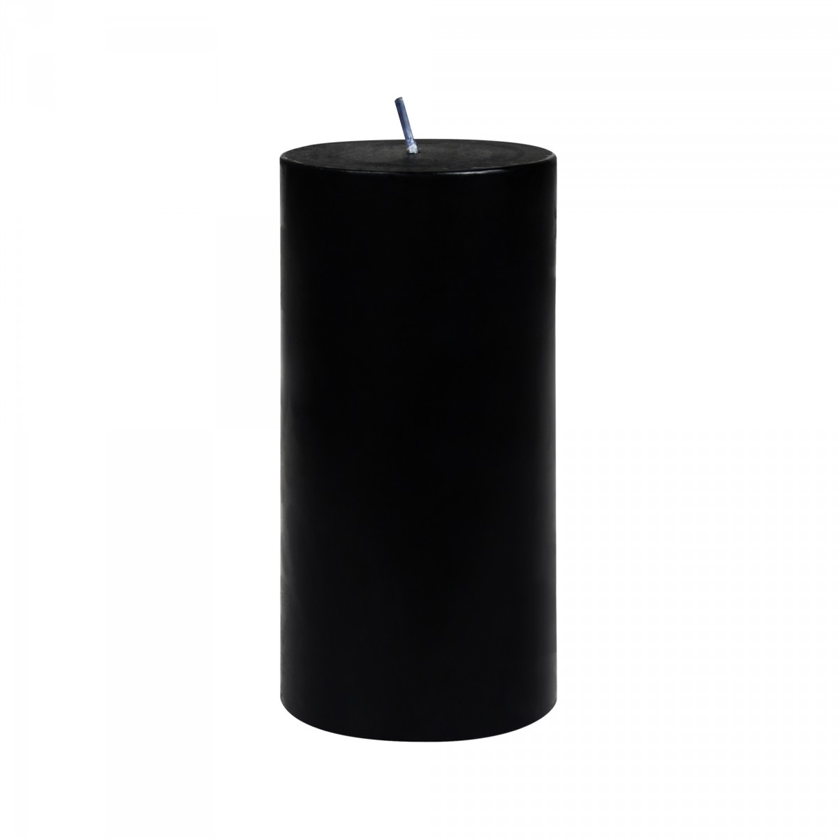 3 x 6 Inch Black Pillar Candles(12pcs/Case) Bulk