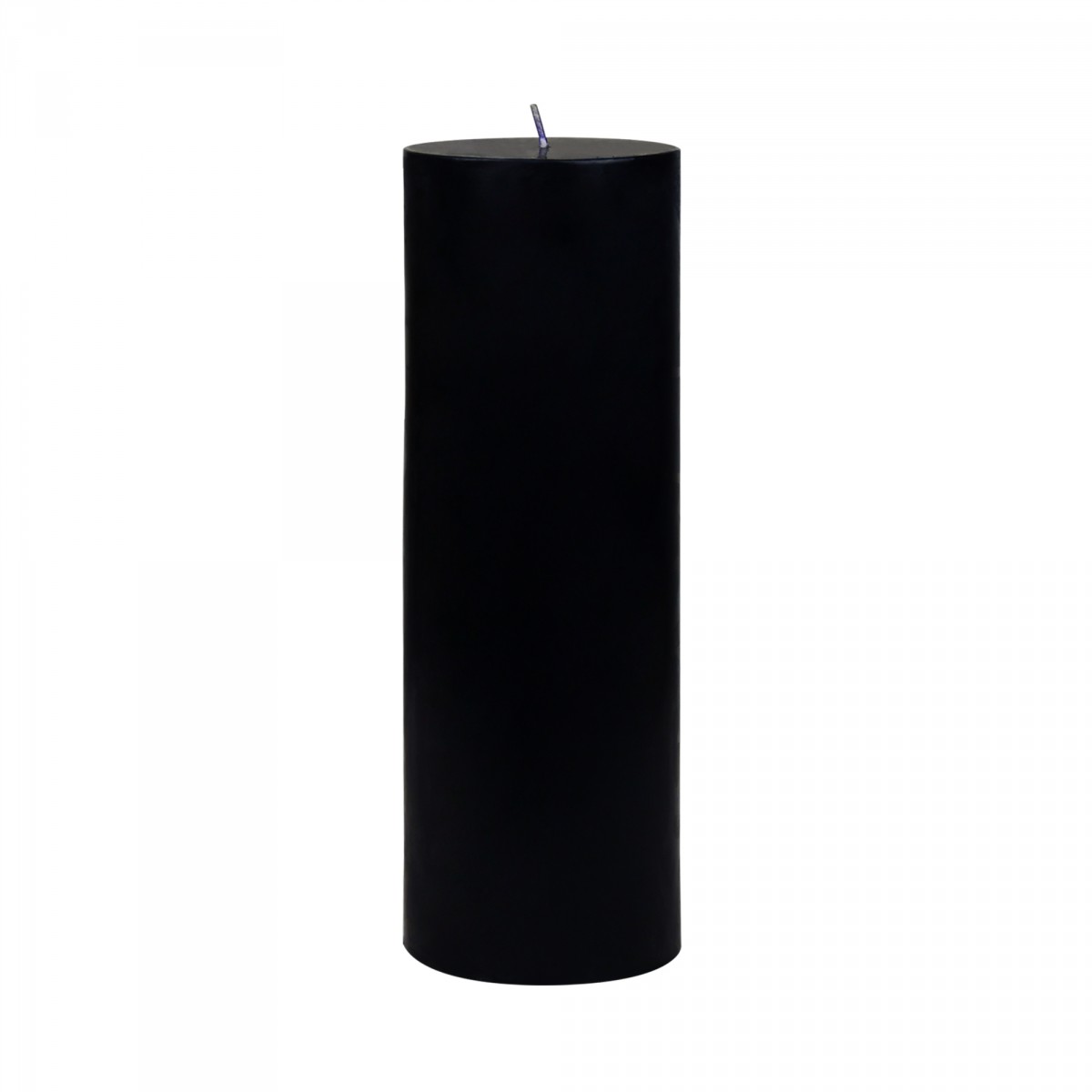 3 x 9 Inch Black Pillar Candles (12pcs/Case) Bulk