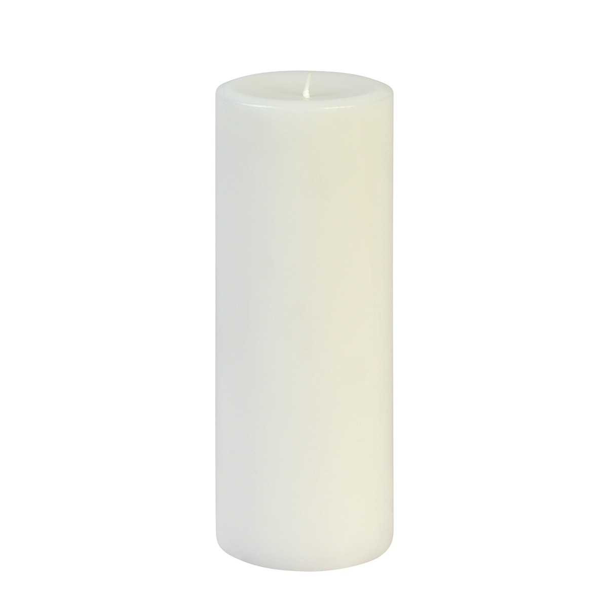 3 x 8 Inch White Pillar Candles Set of 4