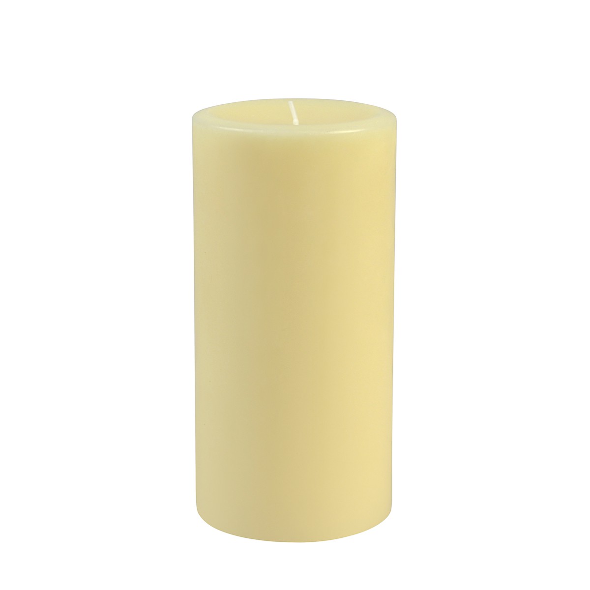 3 x 6 Inch Ivory Pillar Candles Set of 6
