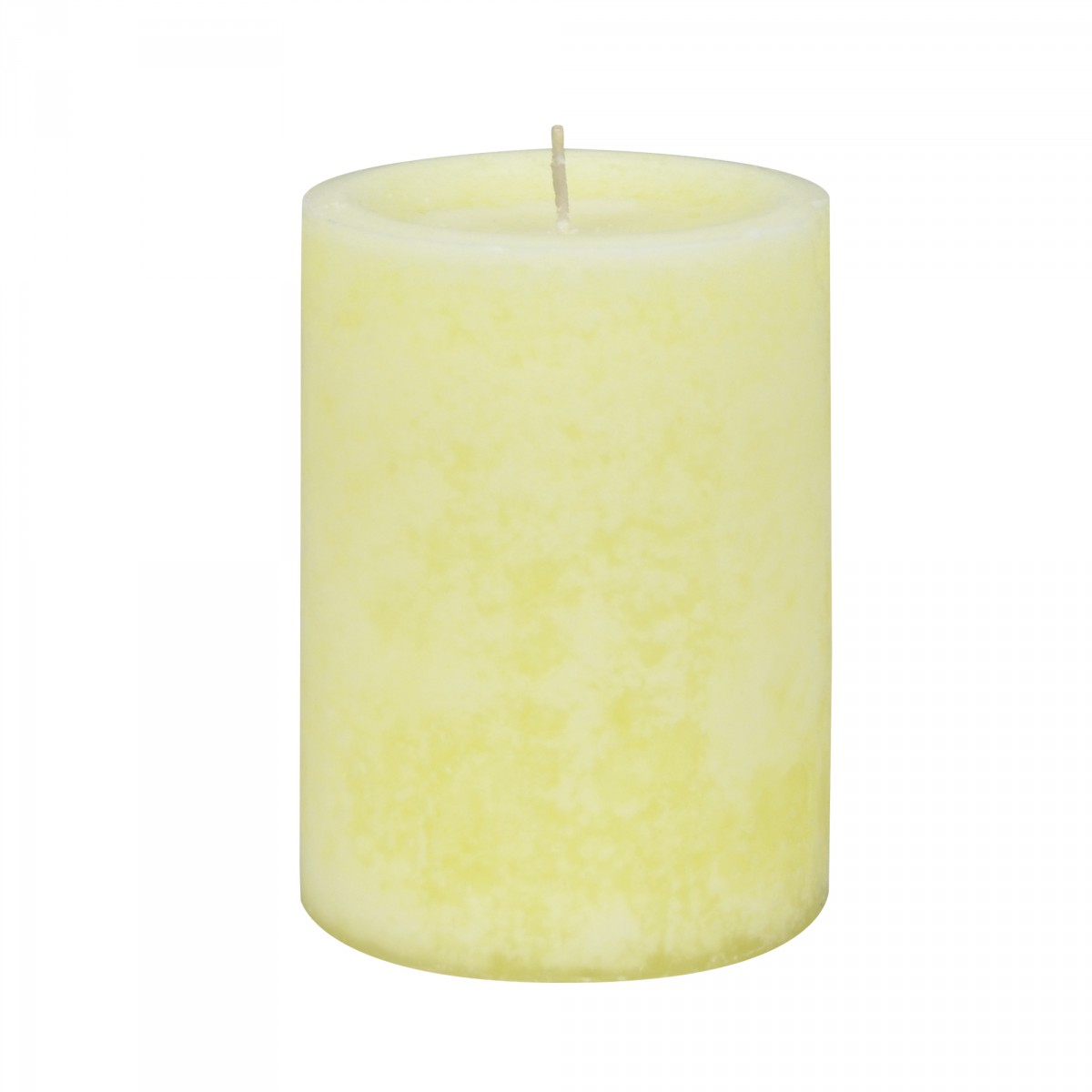 3 Inch x 4 Inch Ivory Vanilla Scented Pillar Candle