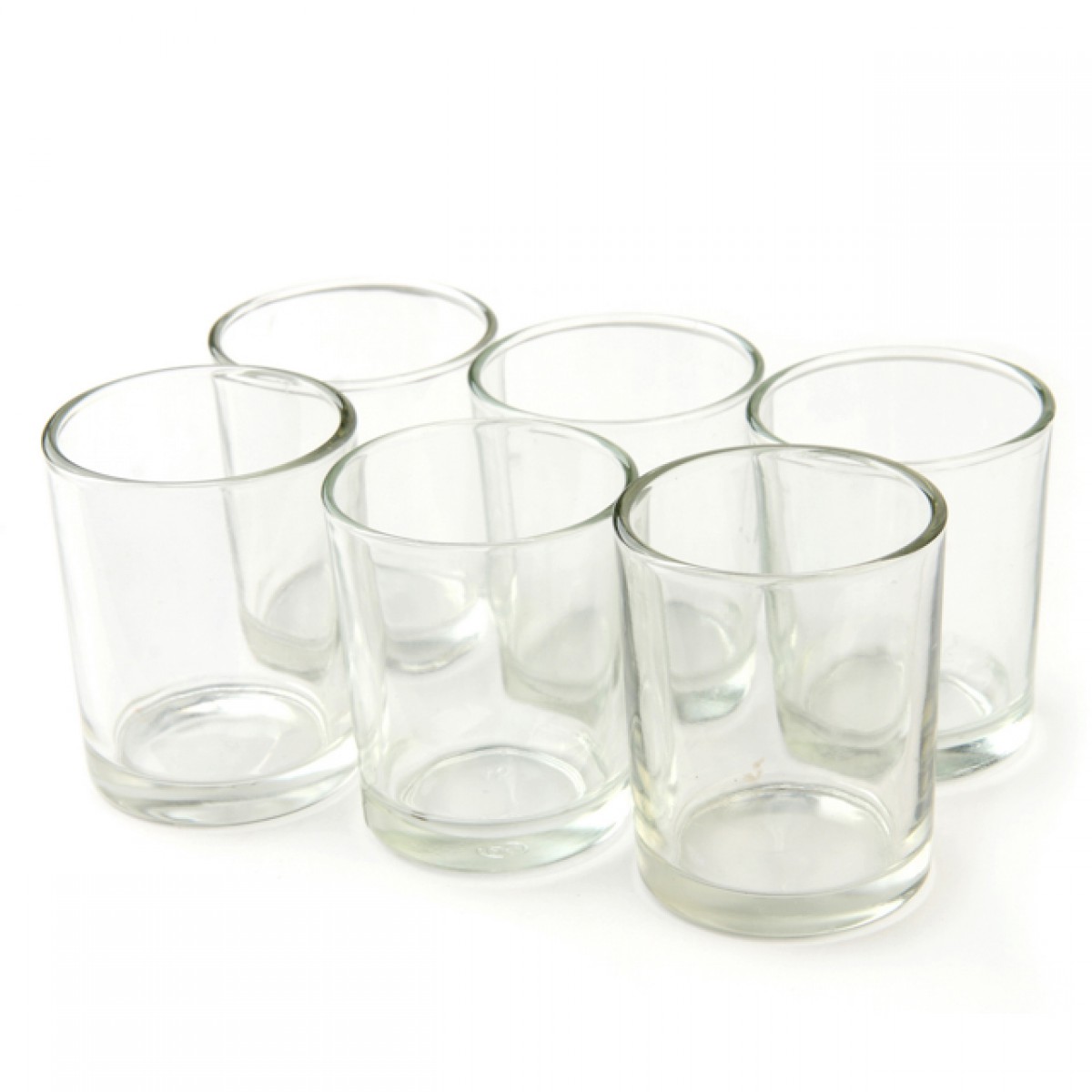 Round Glass Votive Holder 12pc Box