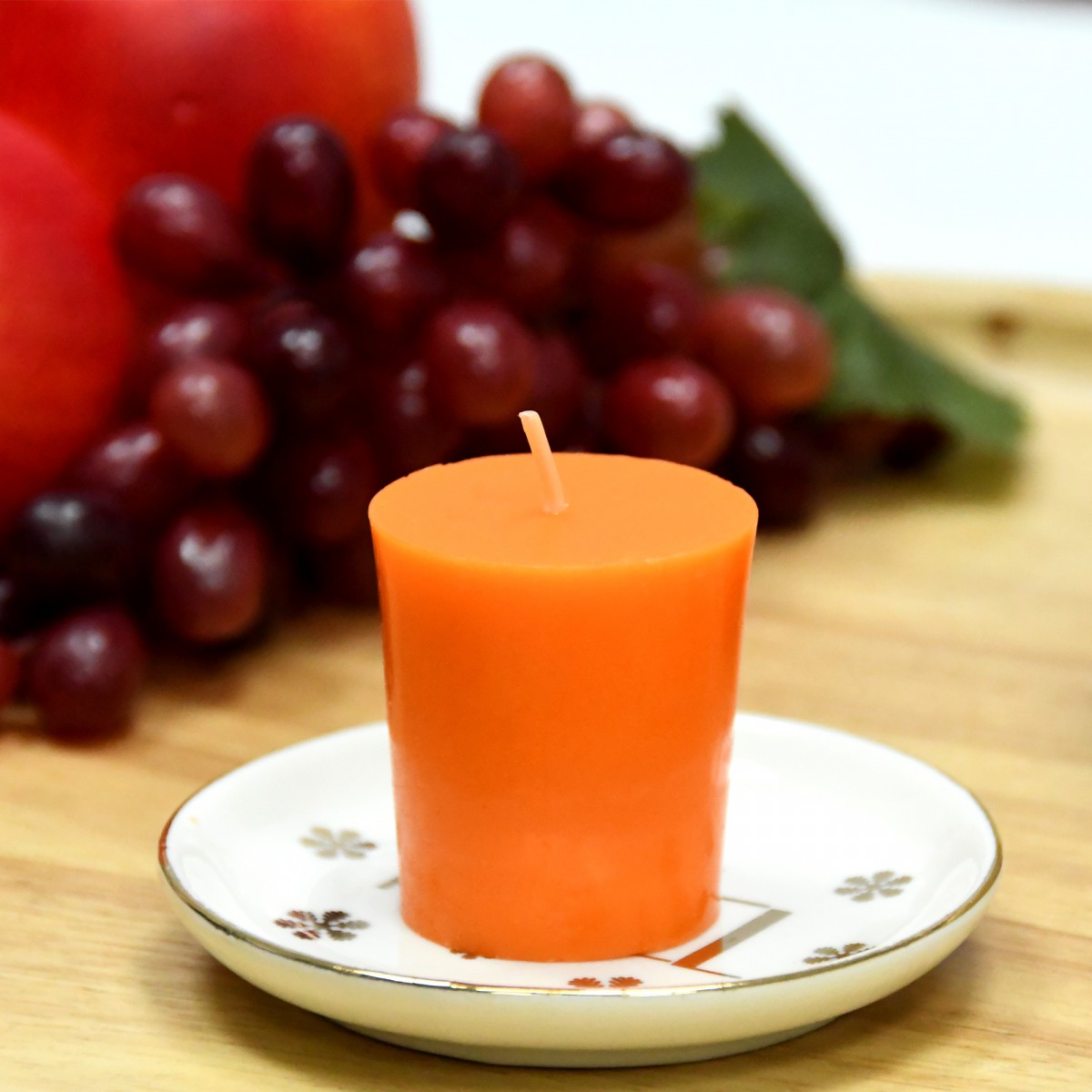 Orange Votive Candles (96pc/Case) Bulk