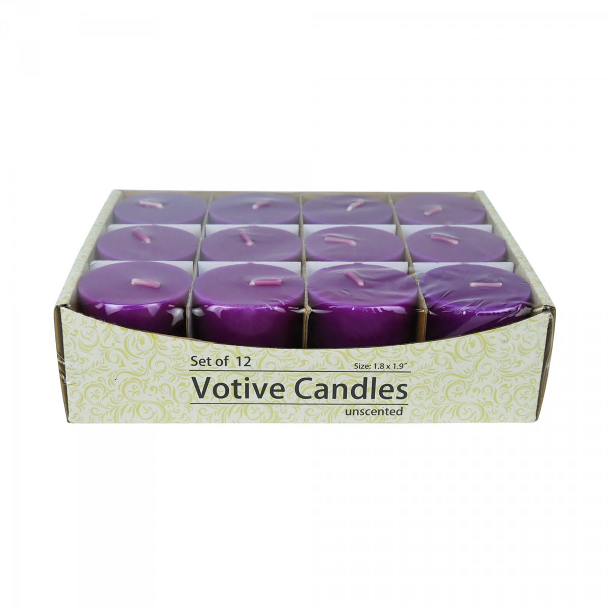 Purple Votive Candles (96pc/Case) Bulk