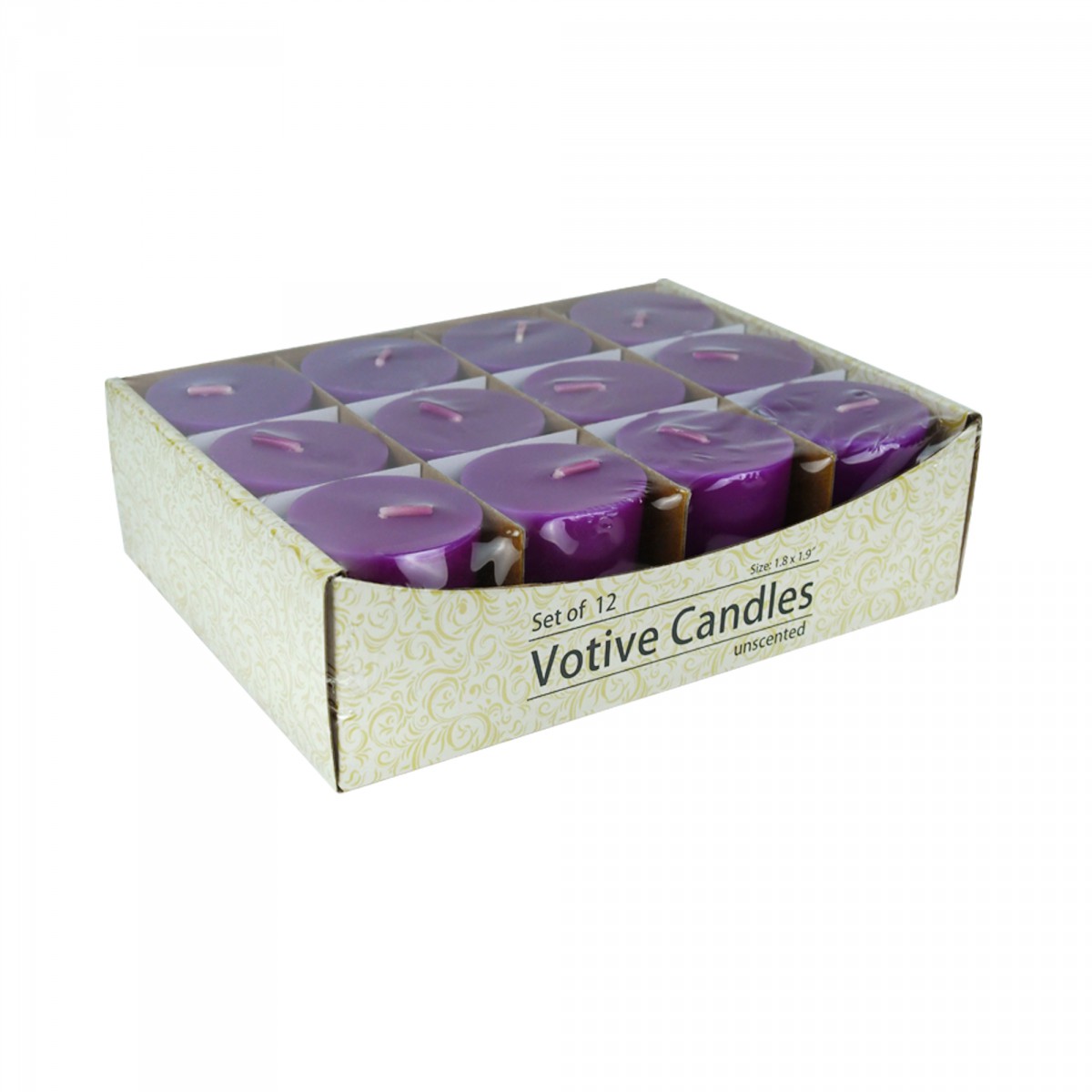 Purple Votive Candles (96pc/Case) Bulk