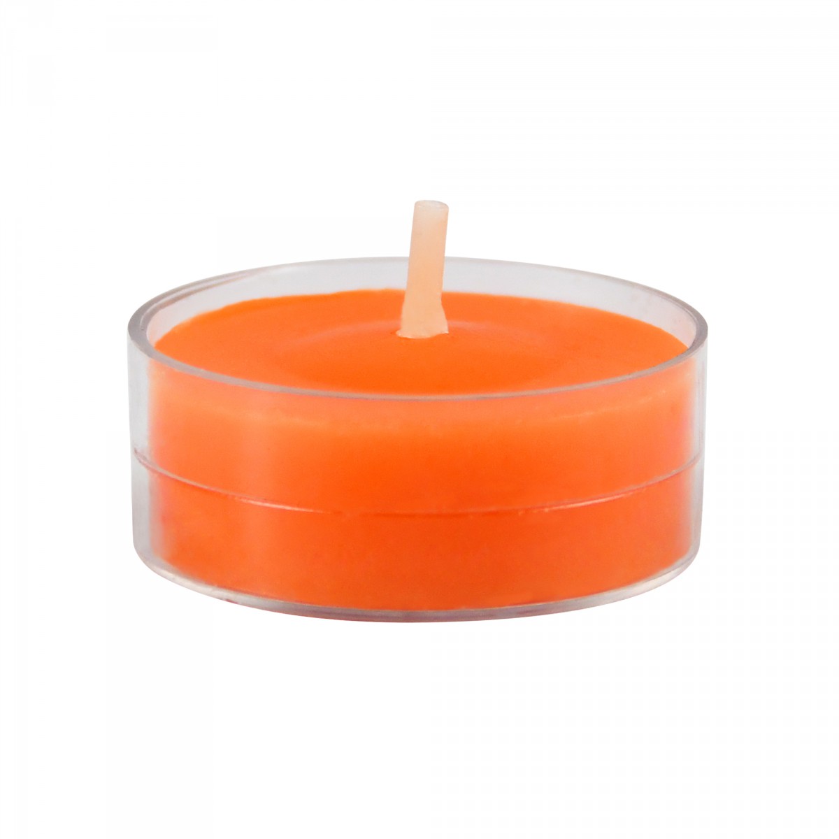 12pk Pumpkin Spice Orange Tealight Candles