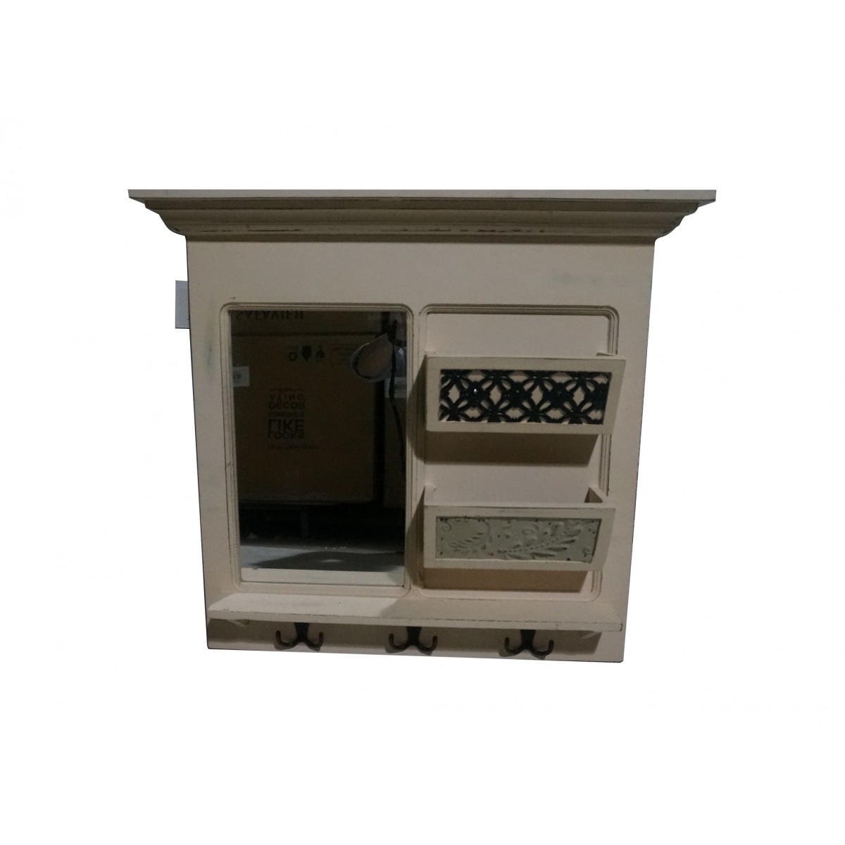 20 Inch Wall Mounted Letter Holder and Key Hook