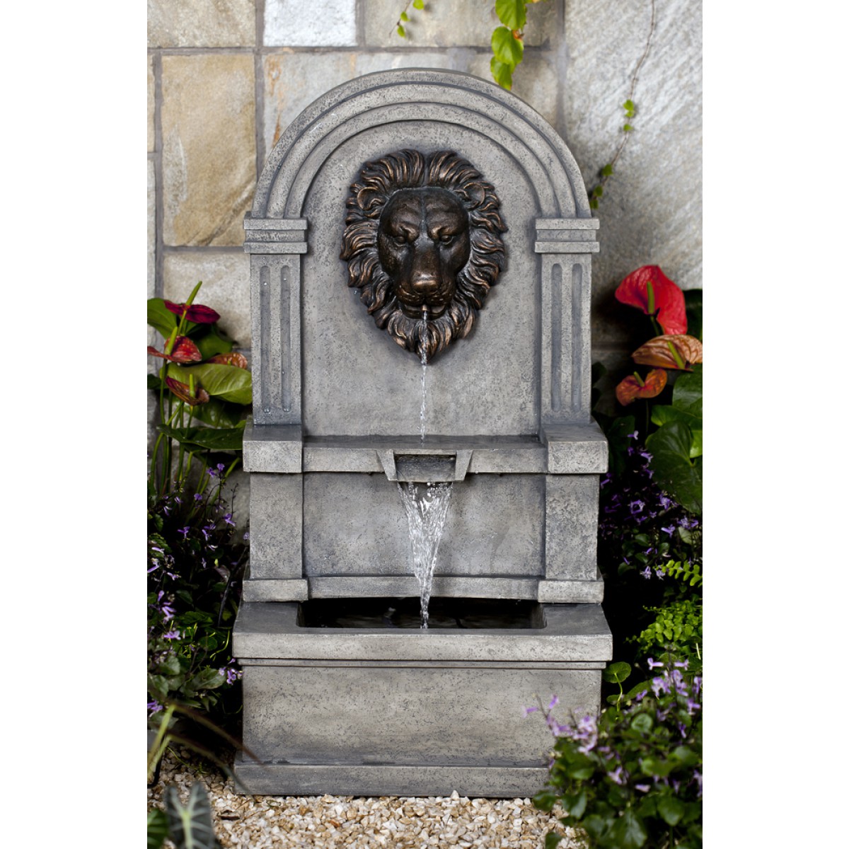 Classic Lion Face Wall Water Fountain