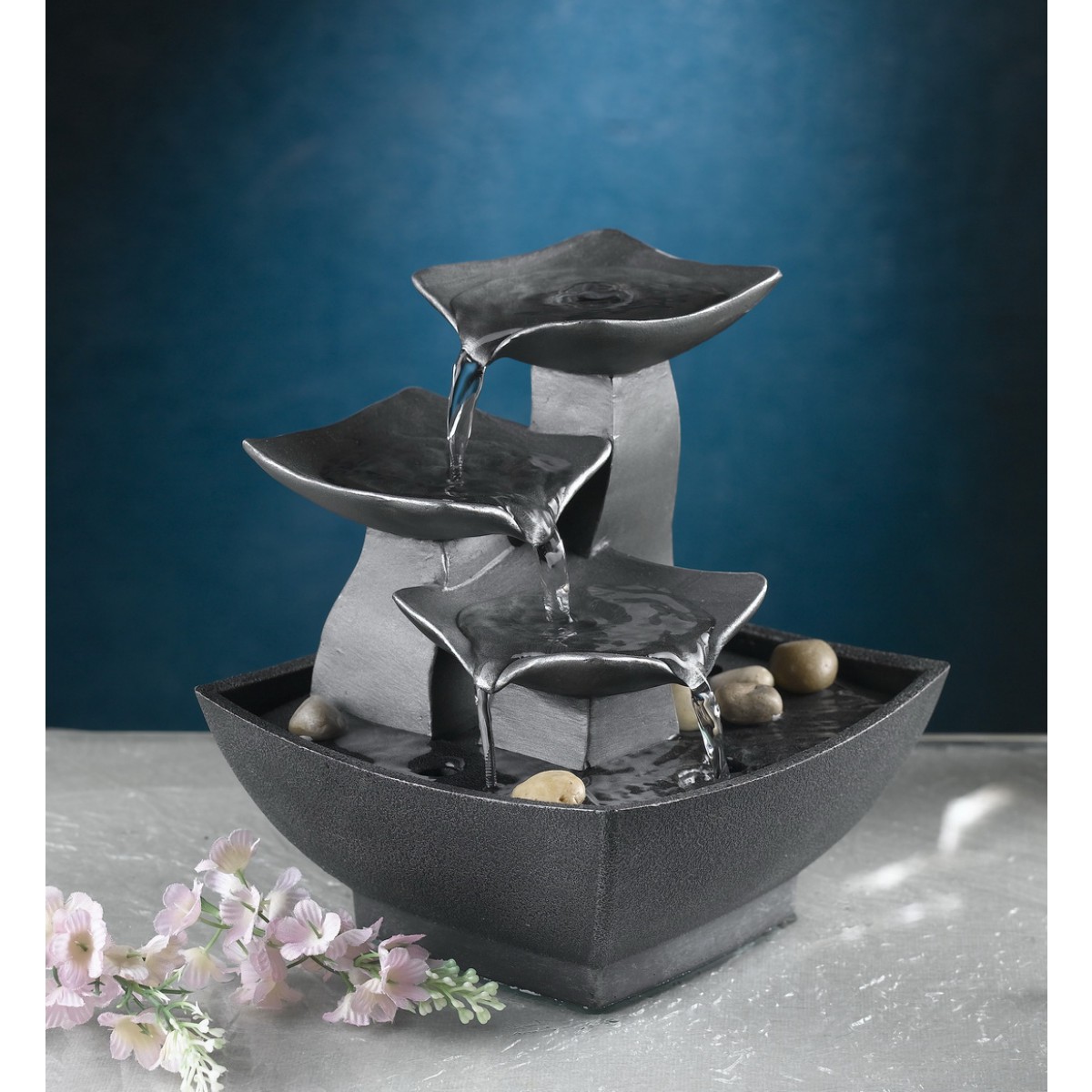 Tabletop Leaves Fountain