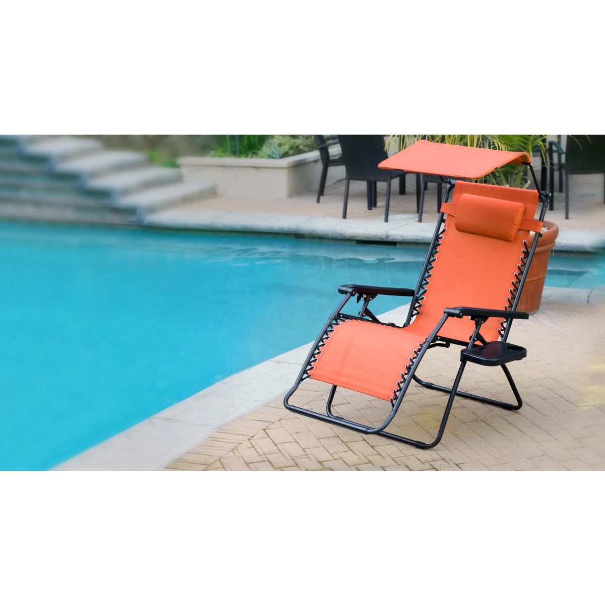 Orange outlet gravity chair