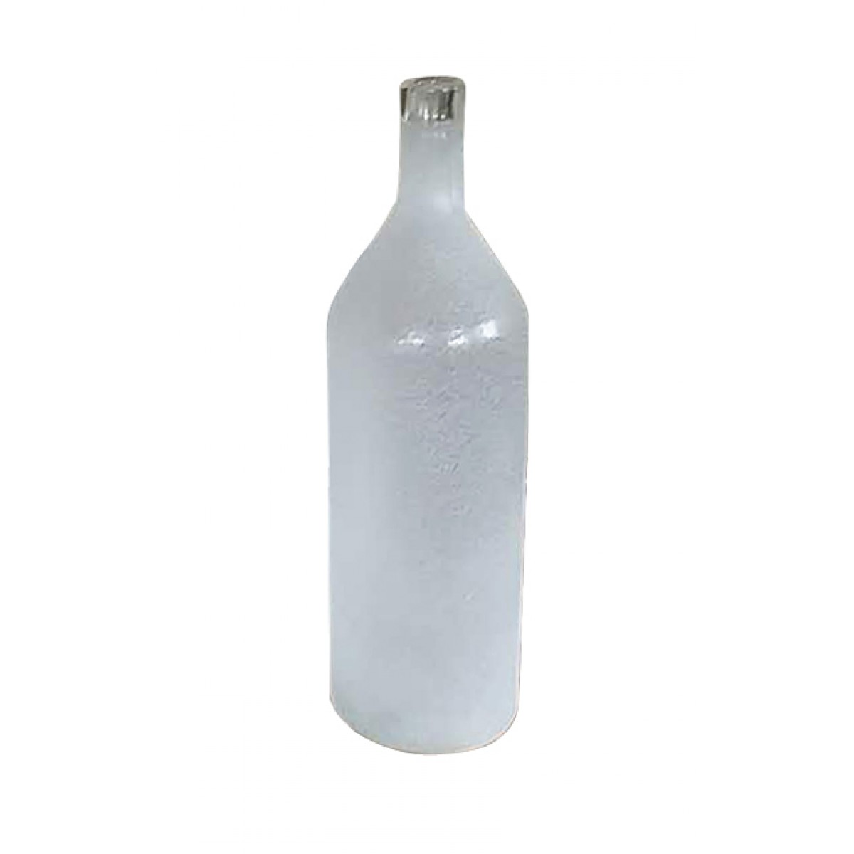 Paralus 19 Inch Frosted Glass Decorative Vase
