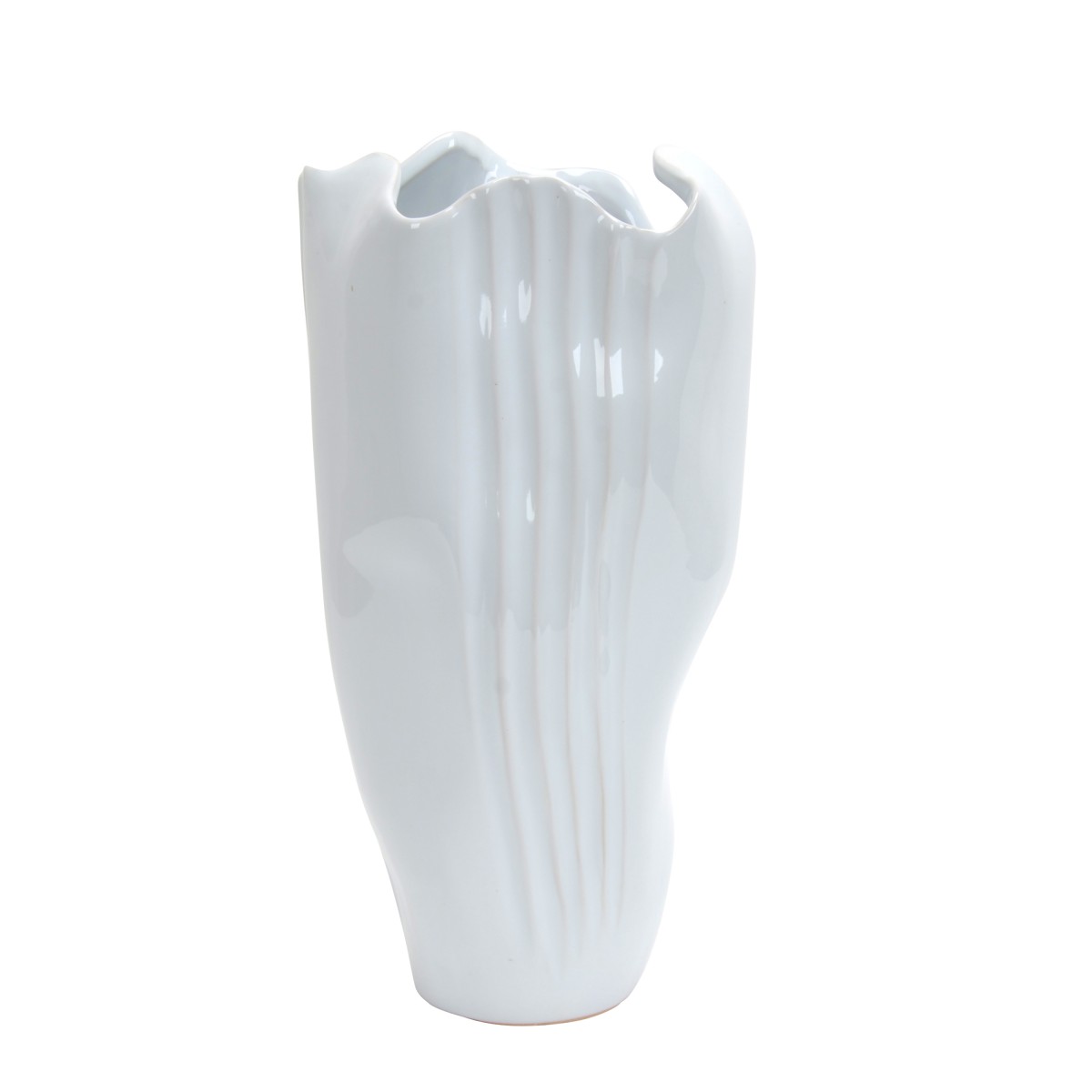 Merv White Decorative Ceramic Vase