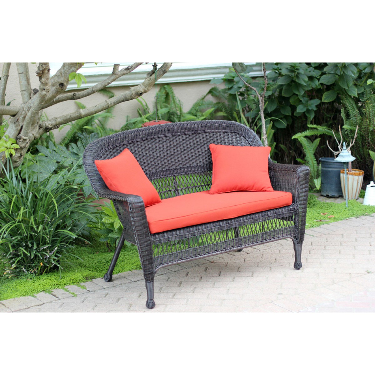 Plastic garden online love seat