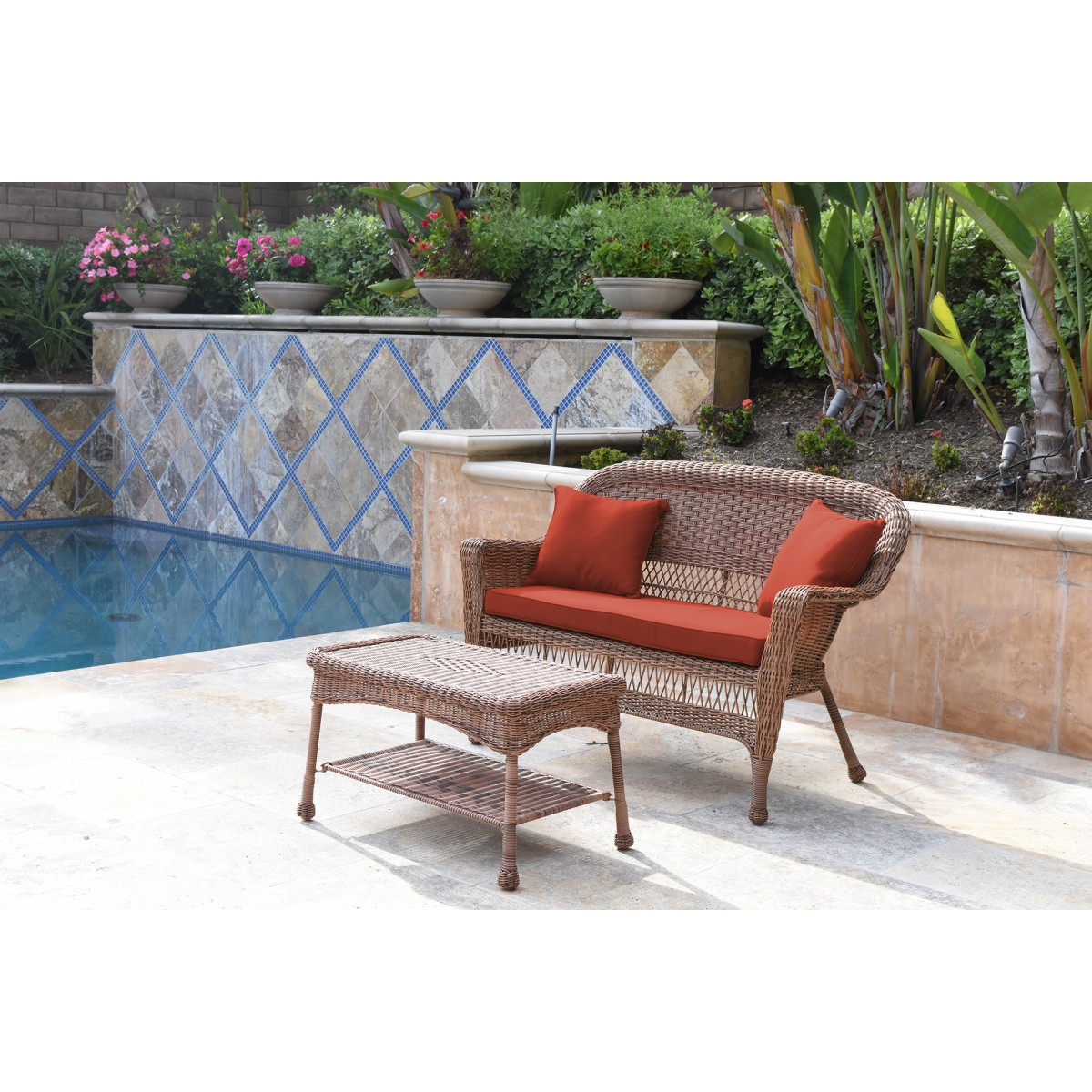 Brick patio set outlet