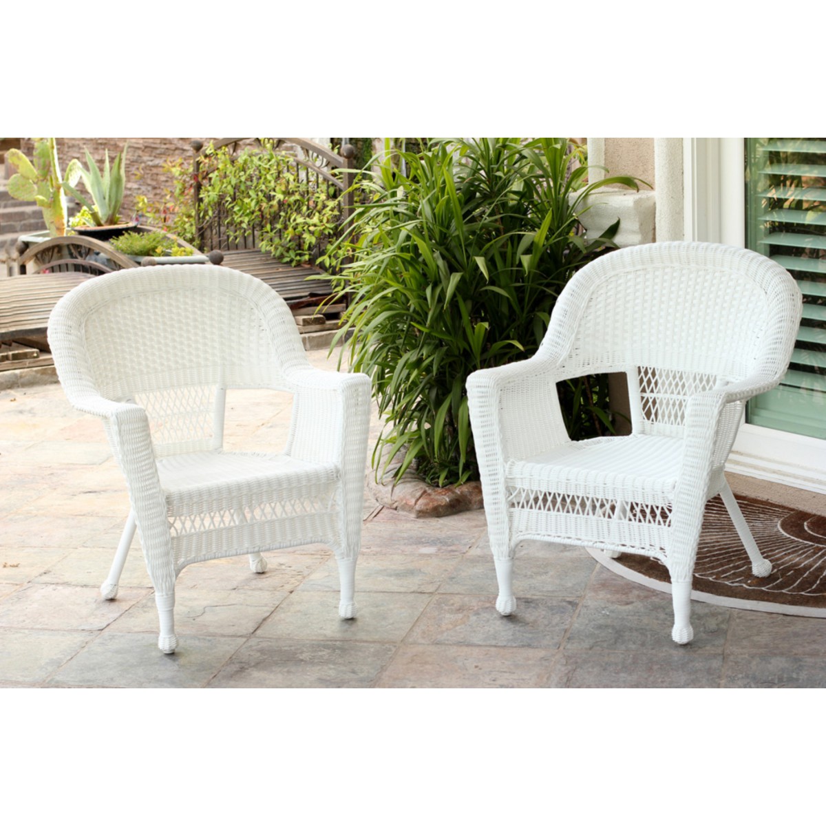 White wicker chair cushions on sale
