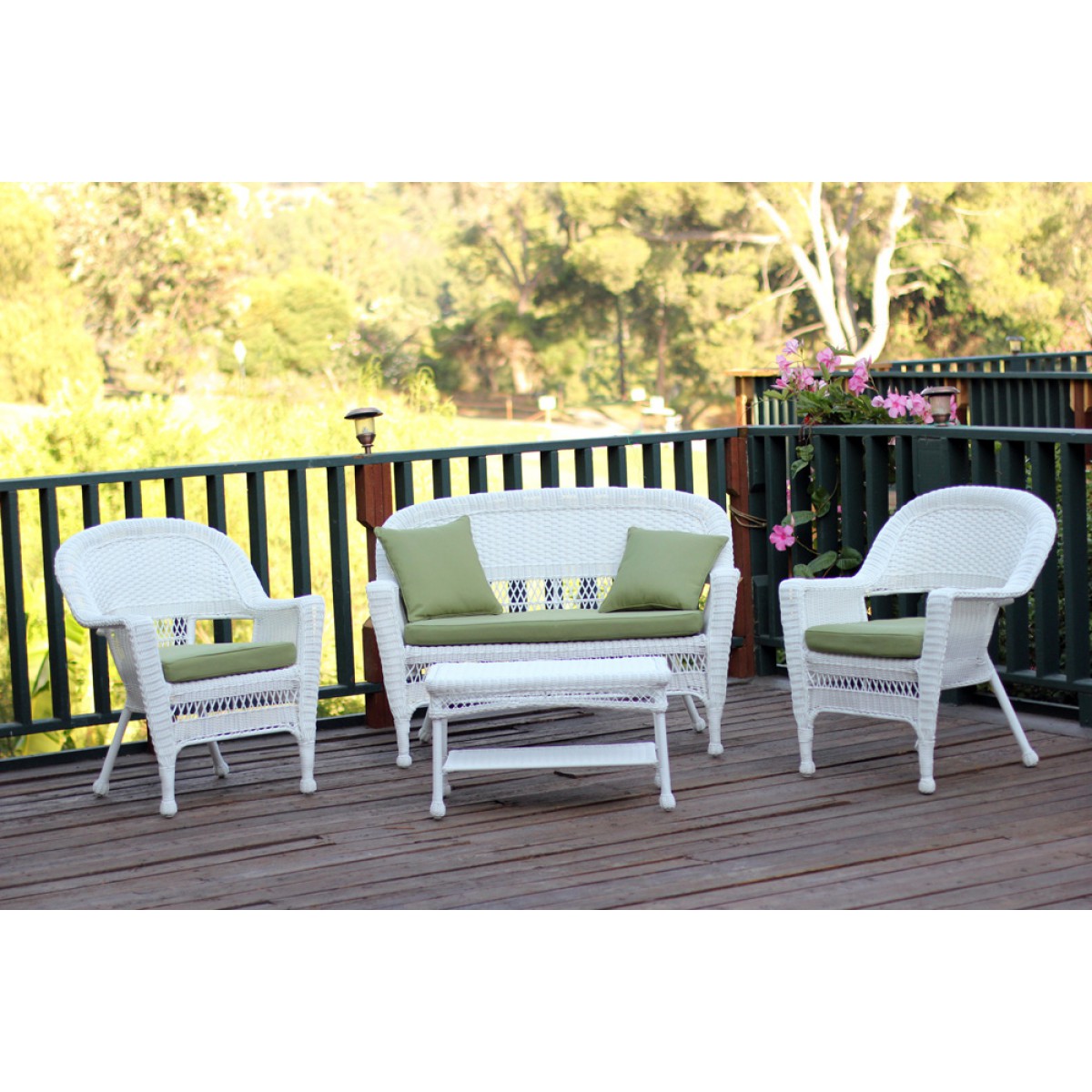 White wicker cushions clearance