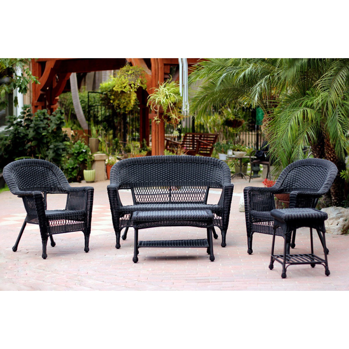 Black wicker outdoor table new arrivals