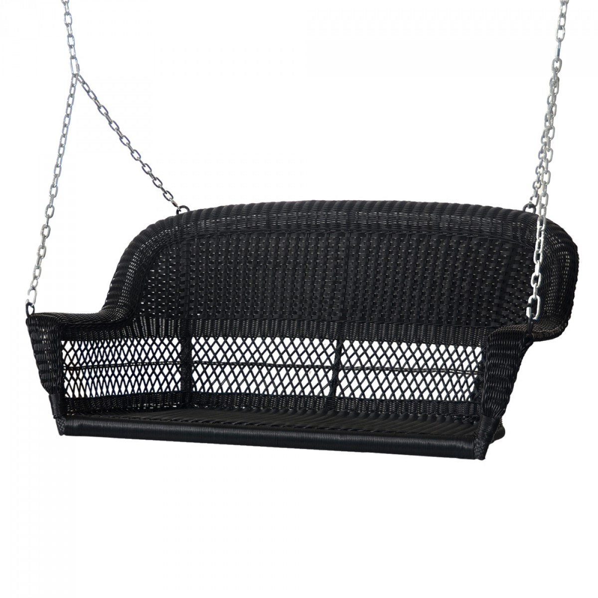 Black wicker on sale porch swing