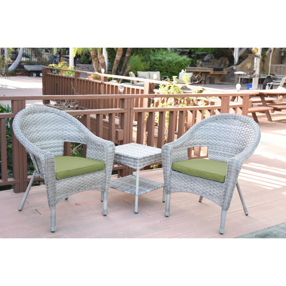 Sage green online patio set