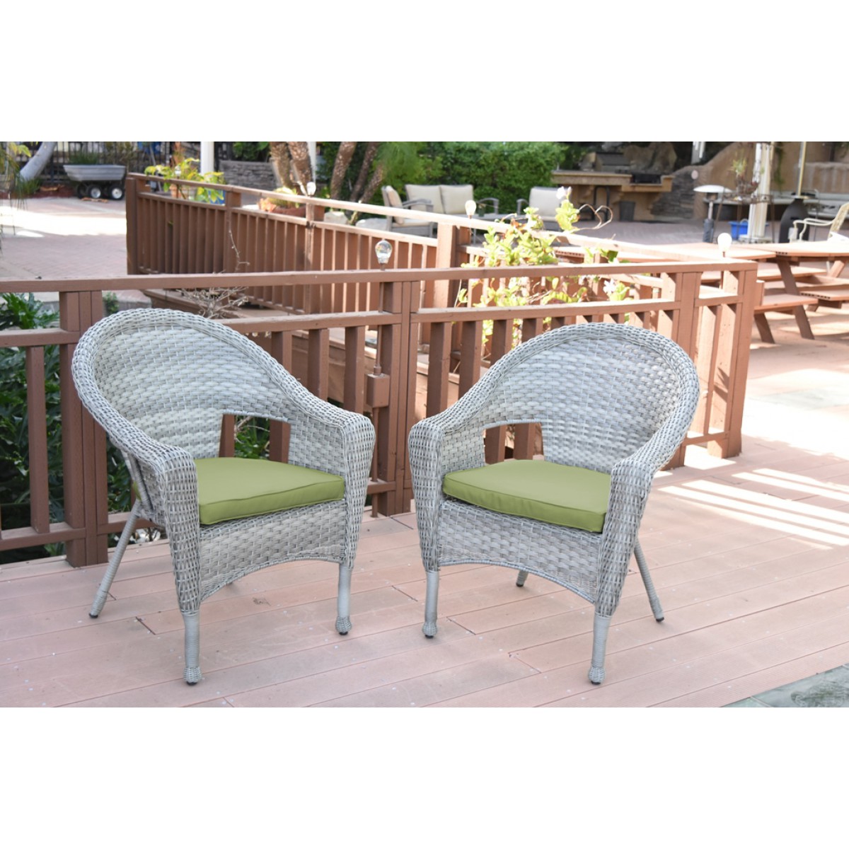Grey resin best sale wicker chairs