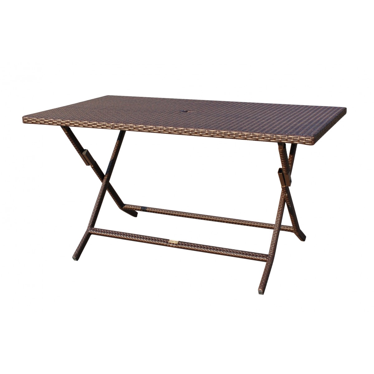 Folding wicker table shop