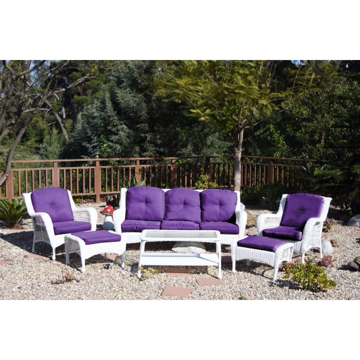 Purple patio best sale set