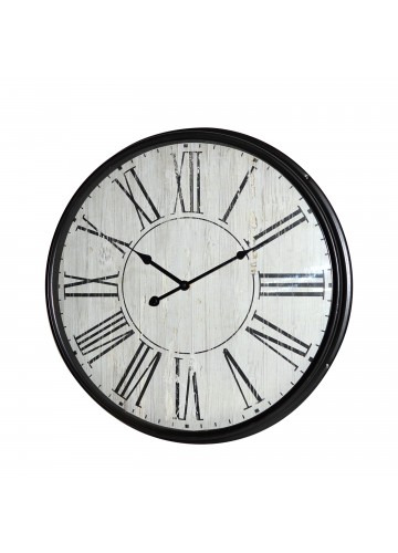 21 Inch Classic Black Round Wall Clock