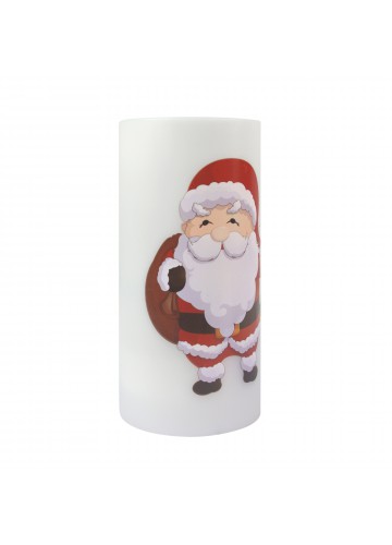 Christmas Santa Theme Flameless Candle and Projector