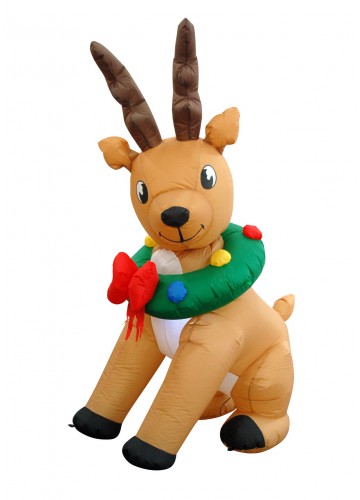 6FT INFLATABLE REINDEER -ANIMATION