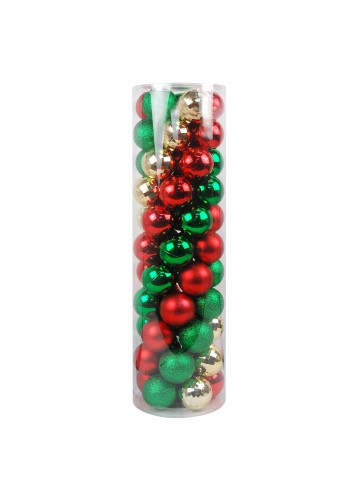 Combo 55Pk 60Mm Tube- 2 Red/Green/Gold