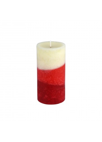 3 x 6 Inch Lyr Apple Crisp Scented Pillar Candle(12pcs/Case)