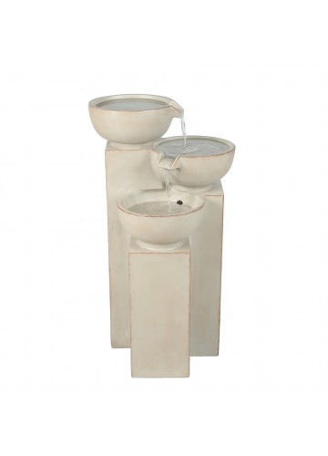 3 Tier Bowls Water Fountain with Led Light
