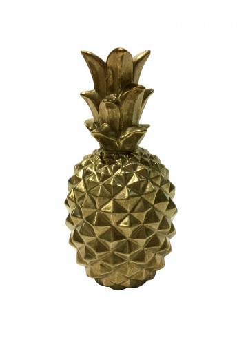 CERAMIC PINEAPPLE GOLD